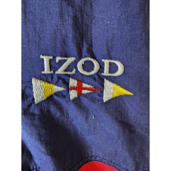 Izod Men's Nautical Colorbock Windbreaker Size Large - Picture 3 of 7
